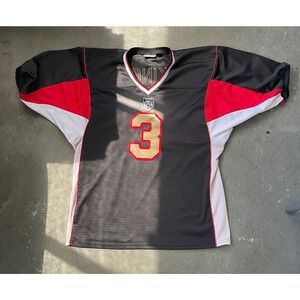 VTG Chicago Wolves Football Jersey Stitched Men's‎ Sz XL 46-48 Black Red King #3